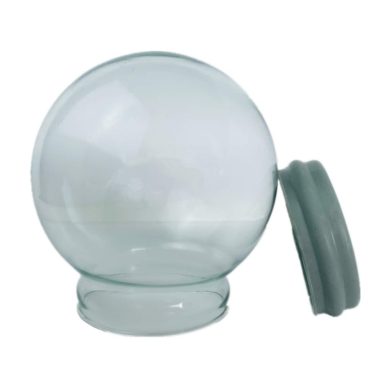Youda DIY Empty Glass Snow Globe Kit - Water Snow Globe Accessories (D100mm) - Image 1